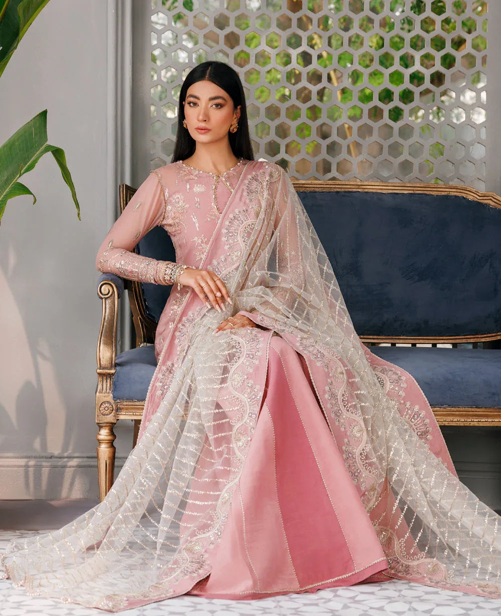 Xenia Formals | Raahi Luxury Formals | TAUPE - Rang-e-Khaas