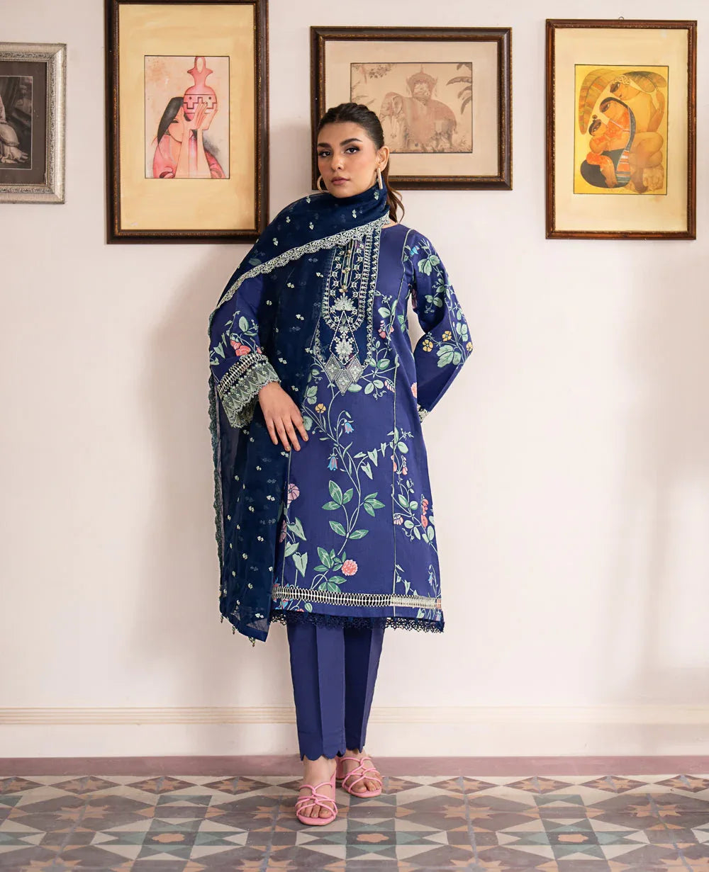 Xenia Formals | Summer Soiree Lawn | MONTAUK - Rang-e-Khaas