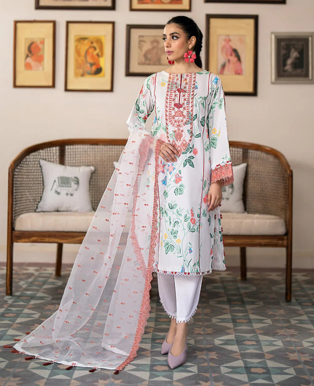 Xenia Formals | Summer Soiree Lawn | PAULO - Rang-e-Khaas