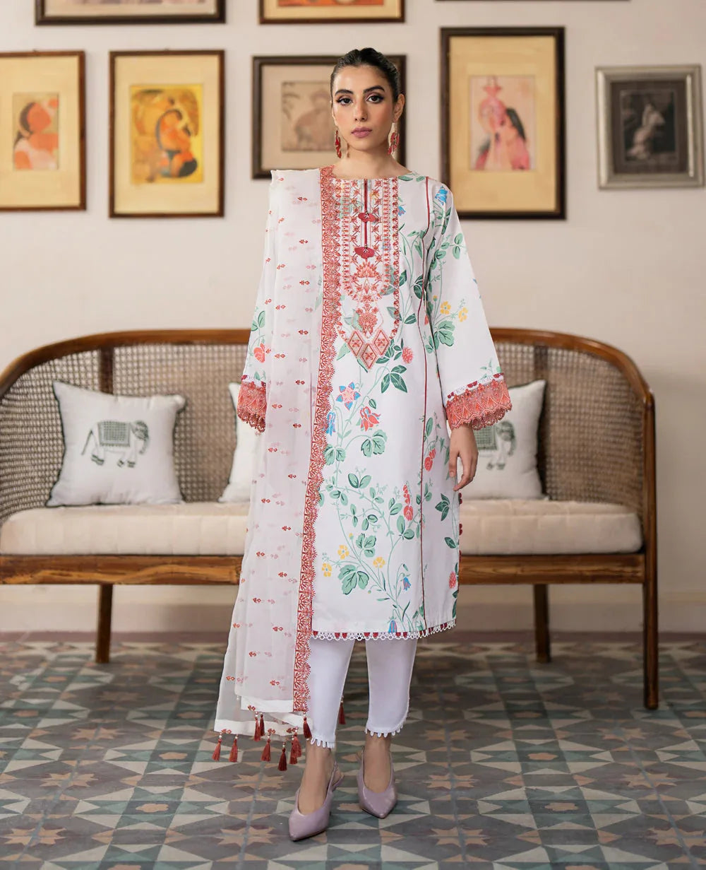 Xenia Formals | Summer Soiree Lawn | PAULO - Rang-e-Khaas