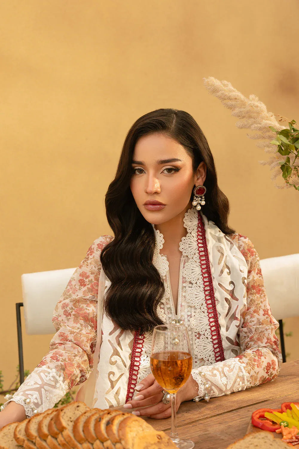 Saira Rizwan | Luxury Lawn 25 | MAYA-SRL25-06 - Rang-e-Khaas