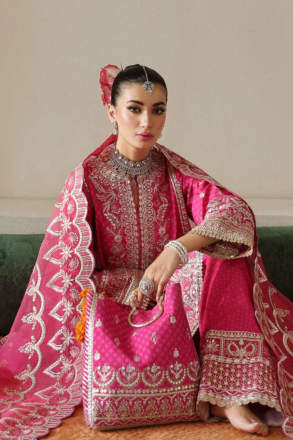 Afrozeh Shehnai Wedding Formal 3Pc Suit AFS-24-06 Yasmin - Rang-e-Khaas