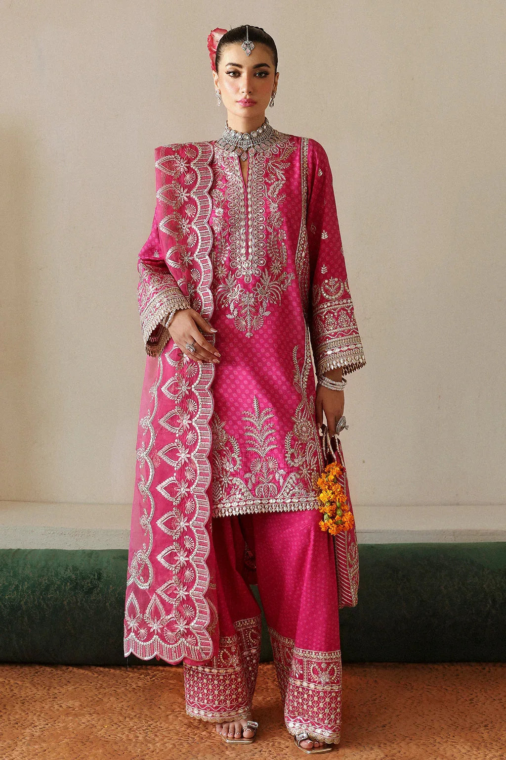 Afrozeh Shehnai Wedding Formal 3Pc Suit AFS-24-06 Yasmin - Rang-e-Khaas