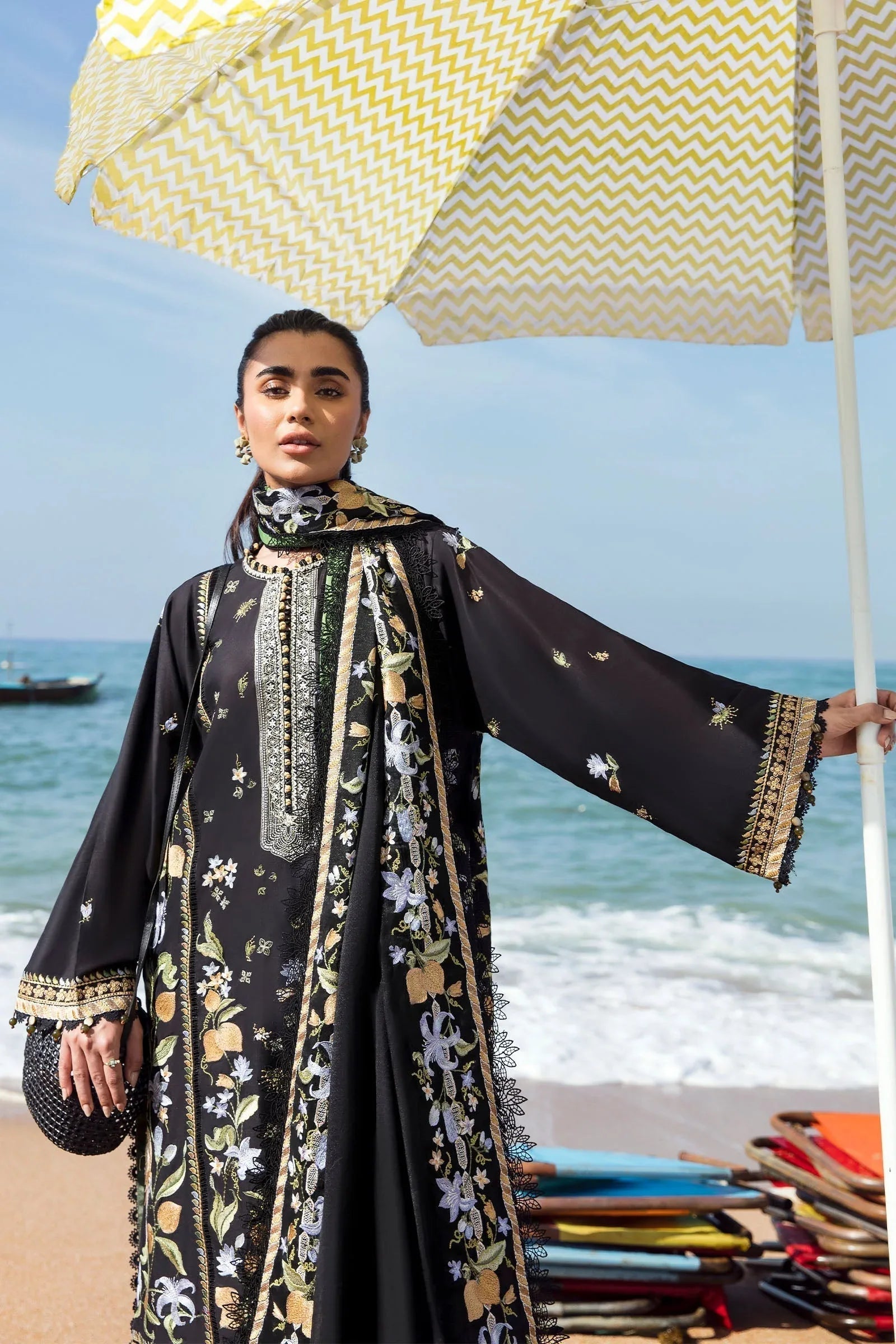 ZAHA LUXURY LAWN LEYA (ZL23-07 B) - Rang-e-Khaas