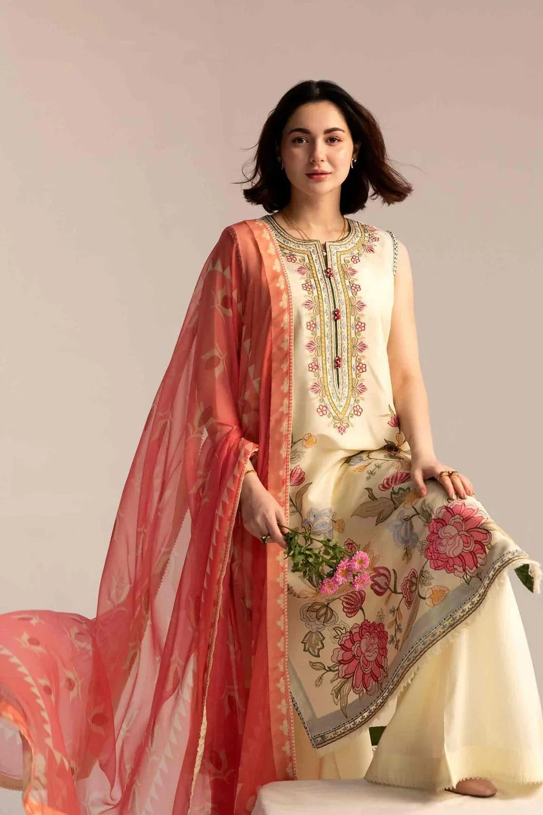 ZARA SHAHJAHAN COCO LAWN COLLECTION 2023 Z23-7A - Rang-e-Khaas