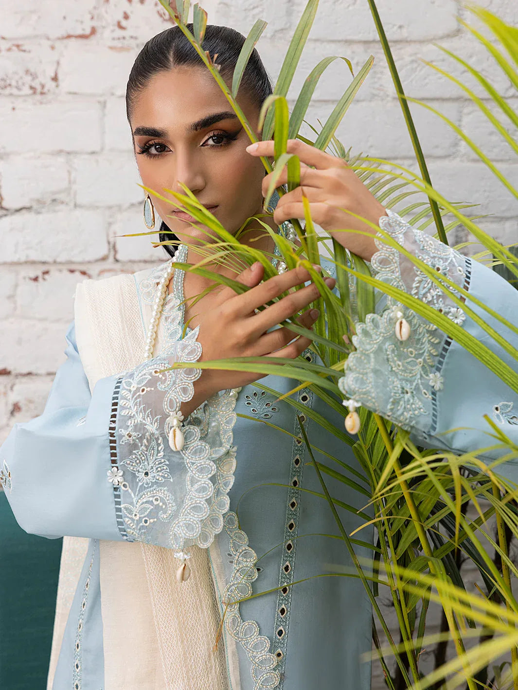 Izel | Meadow Muse Embroidered Lawn 25 | ZARELLE - Rang-e-Khaas