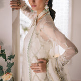 Gossamer by Zaha Embroidered Organza 3Pc Suit ZC24-02 Leiyn