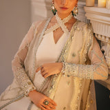 Gossamer by Zaha Embroidered Organza 3Pc Suit ZC24-02 Leiyn