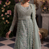 Gossamer by Zaha Embroidered Organza 3Pc Suit ZC24-03 Seraphina