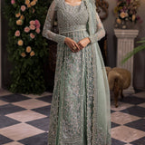 Gossamer by Zaha Embroidered Organza 3Pc Suit ZC24-03 Seraphina