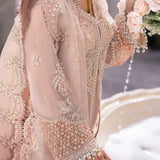Gossamer by Zaha Embroidered Organza 3Pc Suit ZC24-05 Elysia