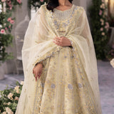 Gossamer by Zaha Embroidered Organza 3Pc Suit ZC24-08 Solelia