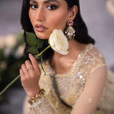 Gossamer by Zaha Embroidered Organza 3Pc Suit ZC24-08 Solelia