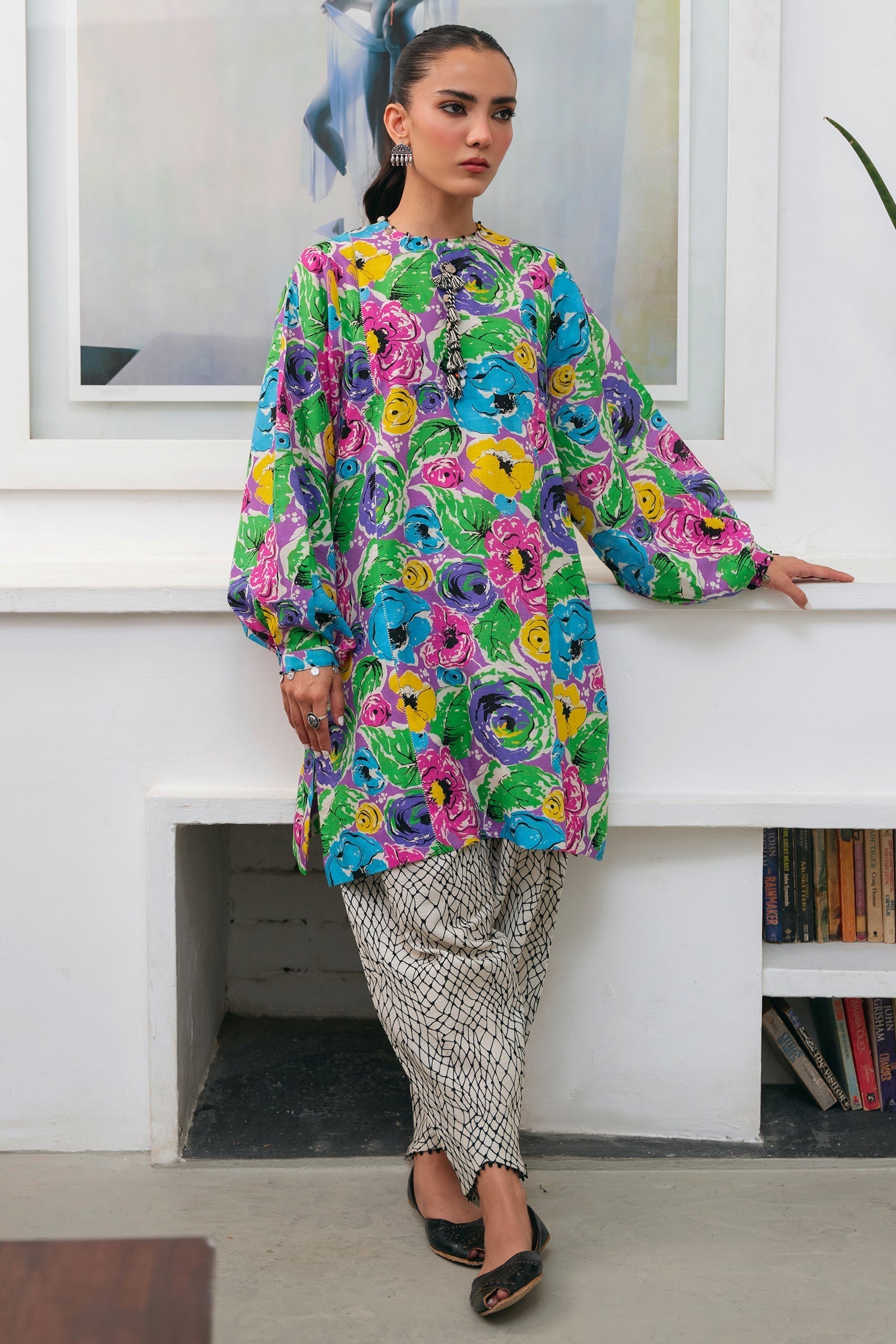 Zaha | Aangan Ready to Wear |FLORANA (ZRW-21330) - Rang-e-Khaas