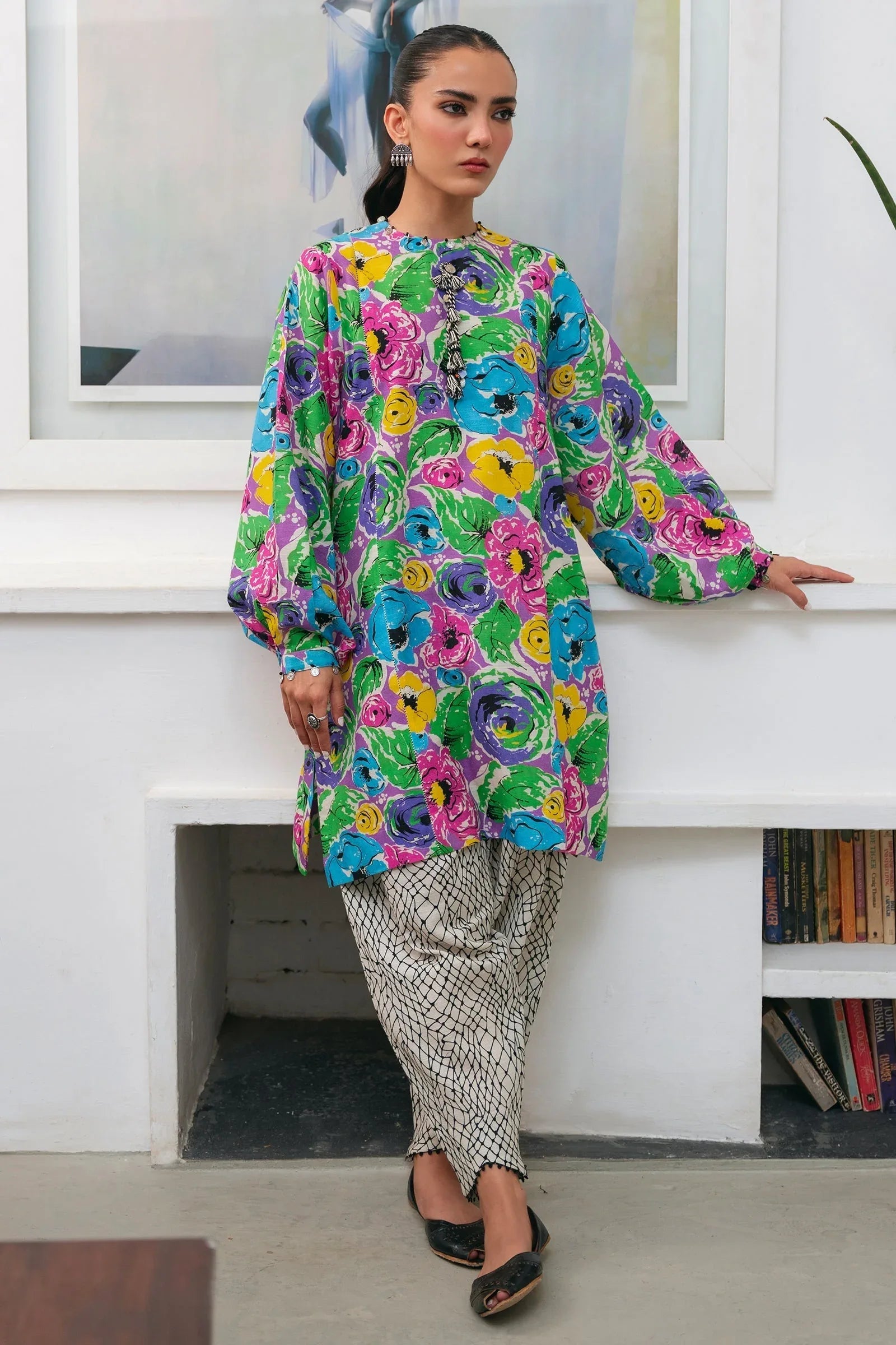 Zaha | Aangan Ready to Wear |FLORANA (ZRW-21330) - Rang-e-Khaas