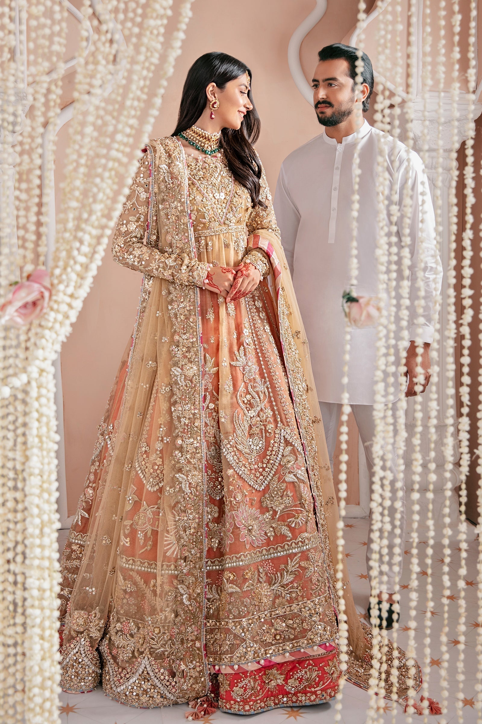 Zaha Bridal UNSTITCHED – NIKKAH – MASAKALI (ZB-12) - Rang-e-Khaas