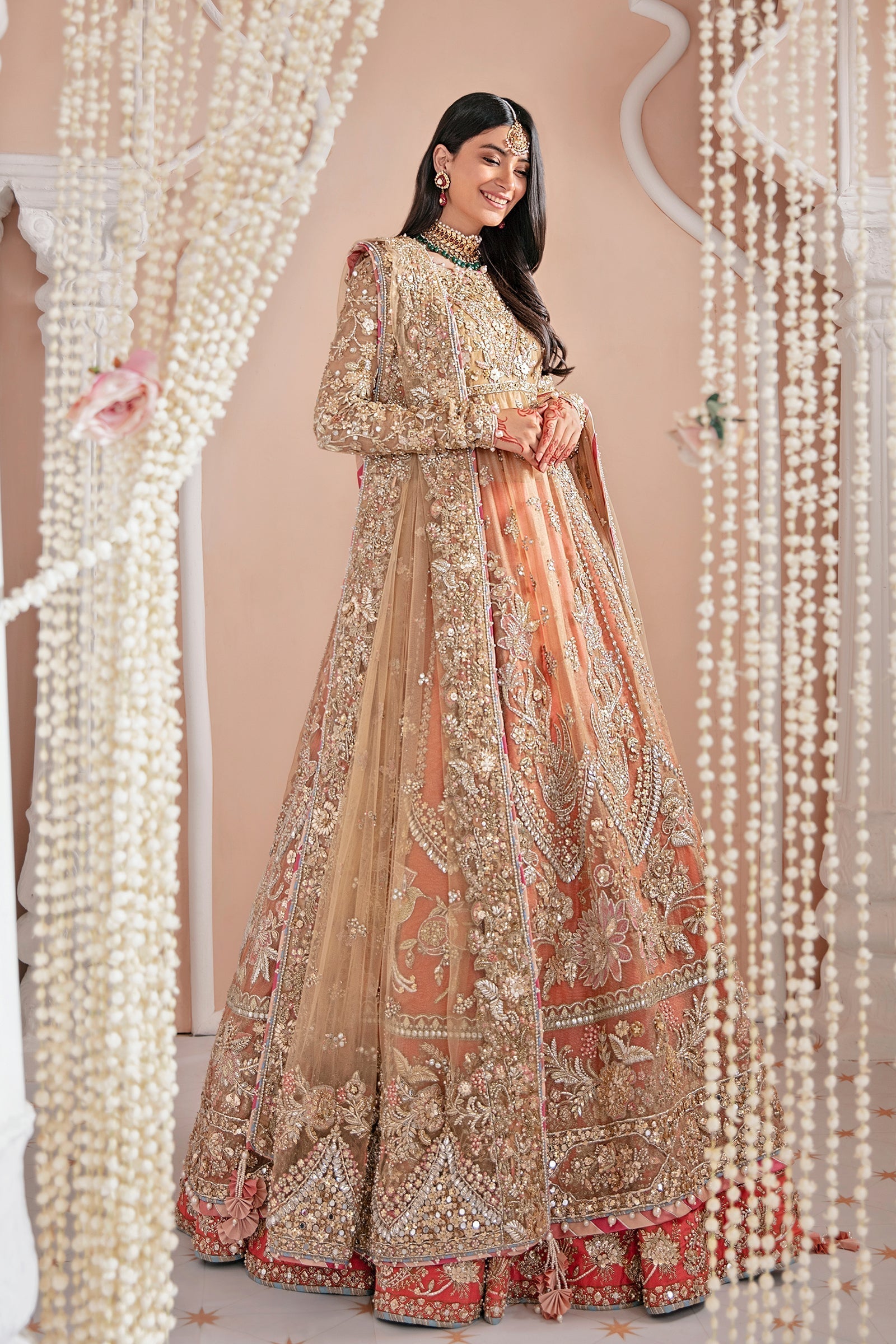 Zaha Bridal UNSTITCHED – NIKKAH – MASAKALI (ZB-12) - Rang-e-Khaas