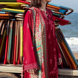 Zaha | Embroidered Lawn Collection | EIRA (ZL23-10 B) - Rang-e-Khaas