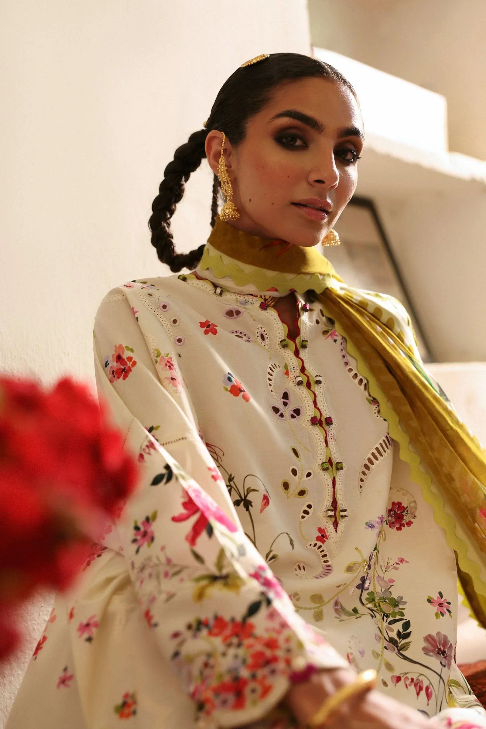 Zaha | Festive Lawn 25 | CHANDNI (ZF-25-10) - Rang-e-Khaas