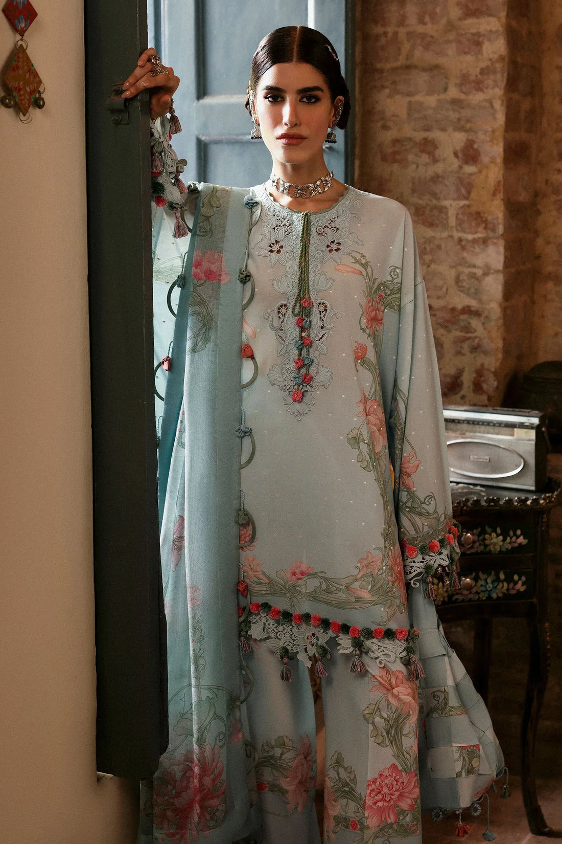 Zaha | Festive Lawn 25 | KHUSBU (ZF-25-09) - Rang-e-Khaas