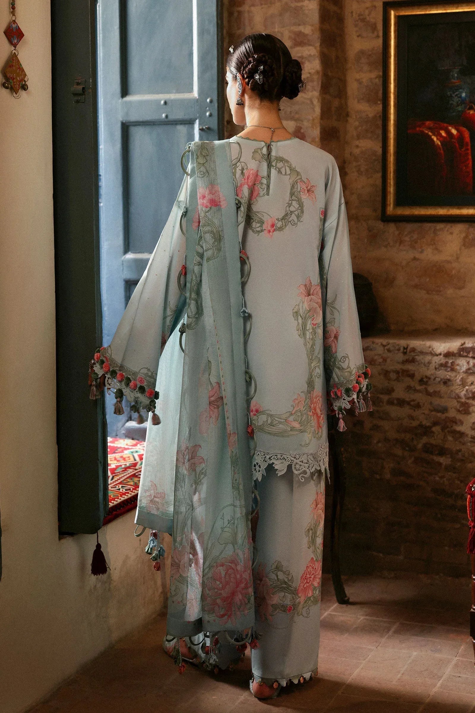 Zaha | Festive Lawn 25 | KHUSBU (ZF-25-09) - Rang-e-Khaas