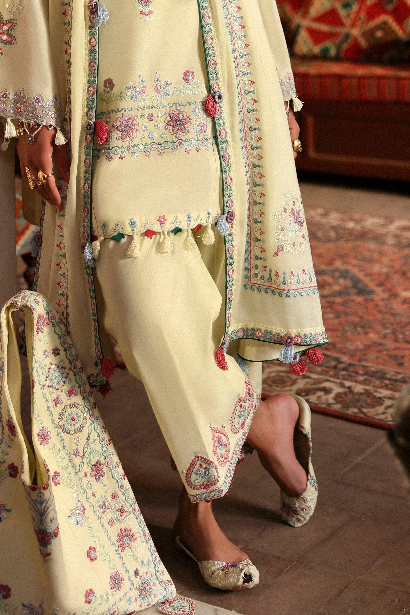 Zaha | Festive Lawn 25 | MEHERBANO (ZF-25-01) - Rang-e-Khaas