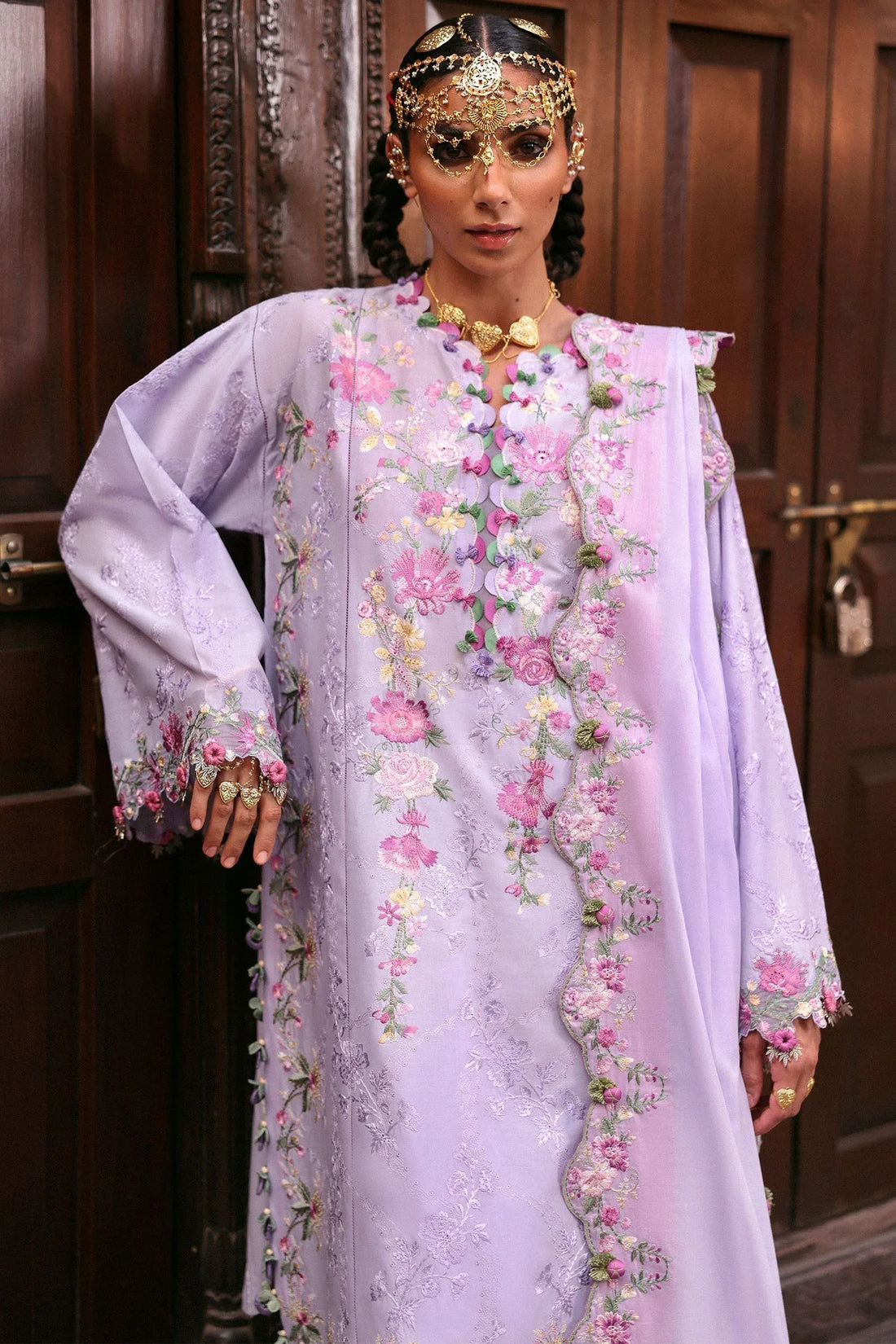 Zaha | Festive Lawn 25 | NILOFER (ZF-25-04) - Rang-e-Khaas