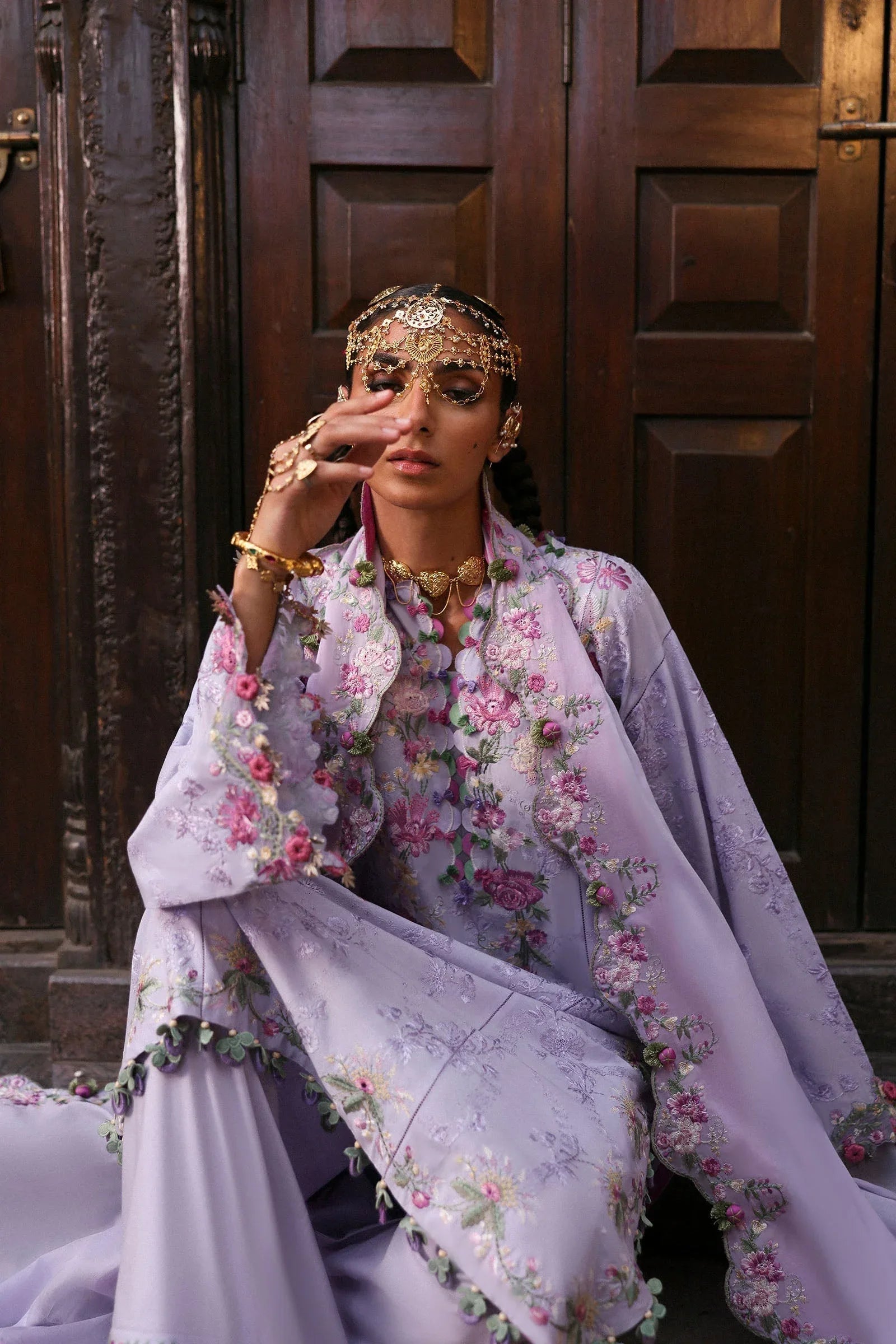 Zaha | Festive Lawn 25 | NILOFER (ZF-25-04) - Rang-e-Khaas