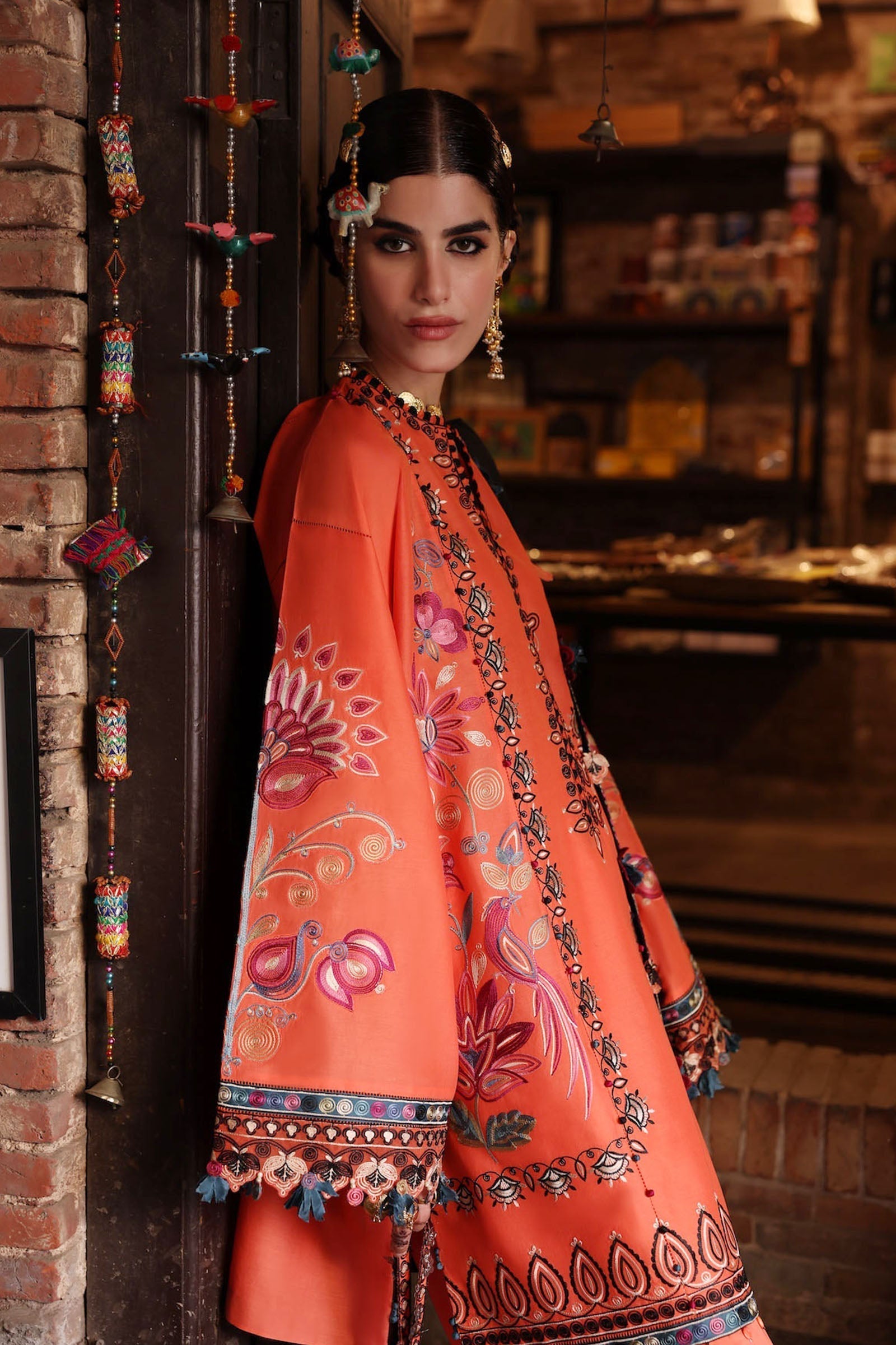 Zaha | Festive Lawn 25 | RANGREZ (ZF-25-06) - Rang-e-Khaas