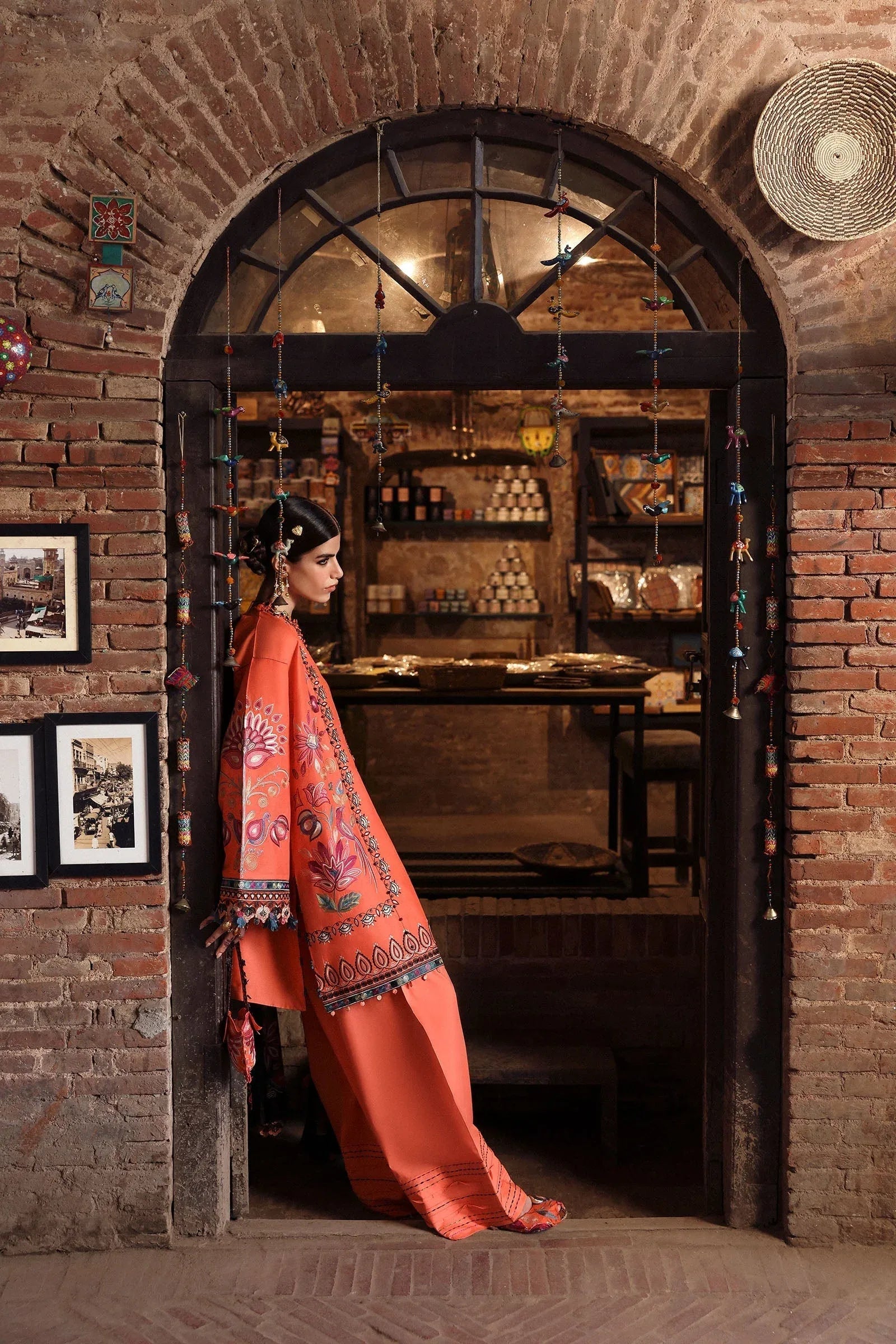 Zaha | Festive Lawn 25 | RANGREZ (ZF-25-06) - Rang-e-Khaas