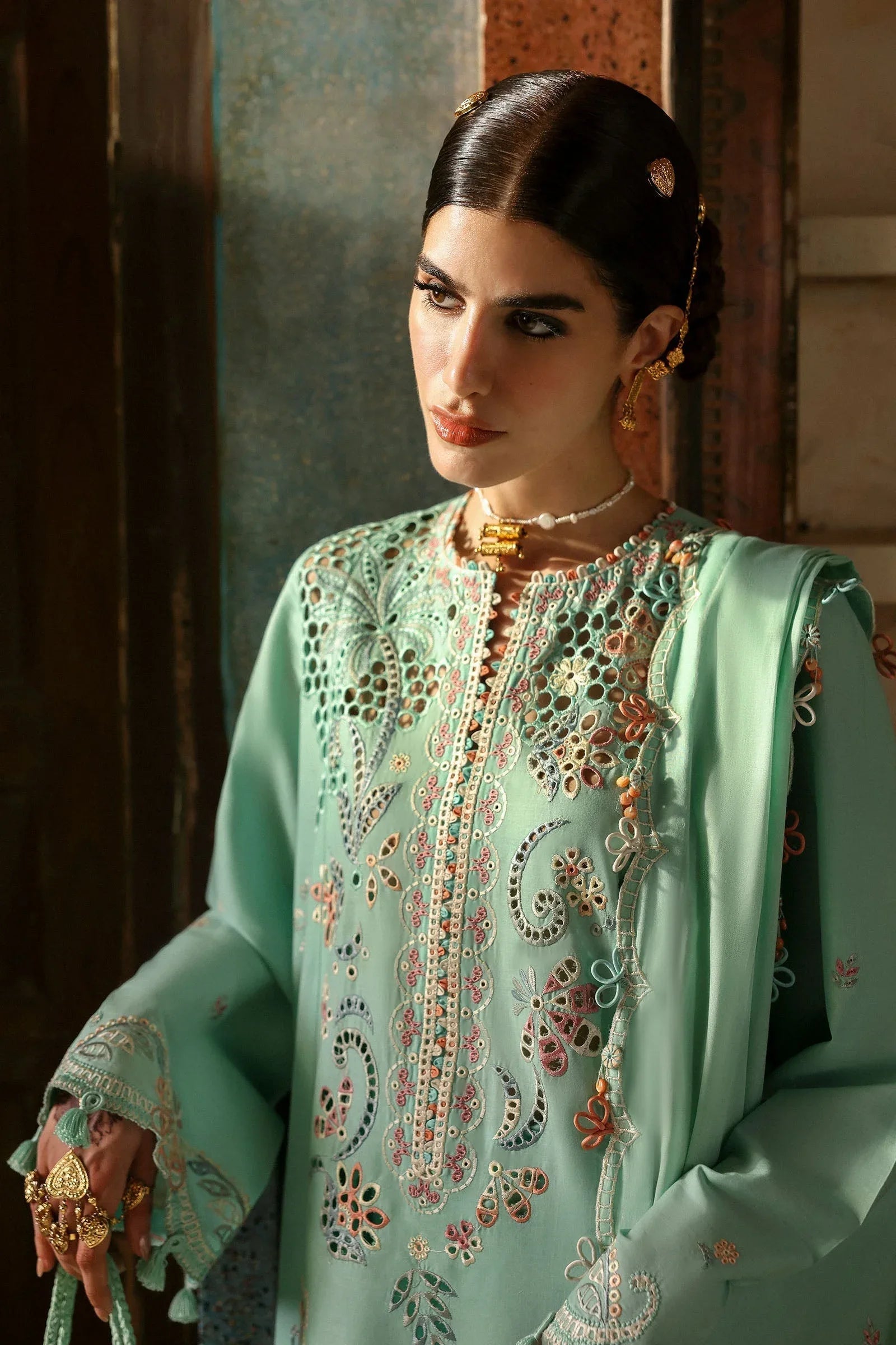 Zaha | Festive Lawn 25 | SEHER (ZF-25-05) - Rang-e-Khaas