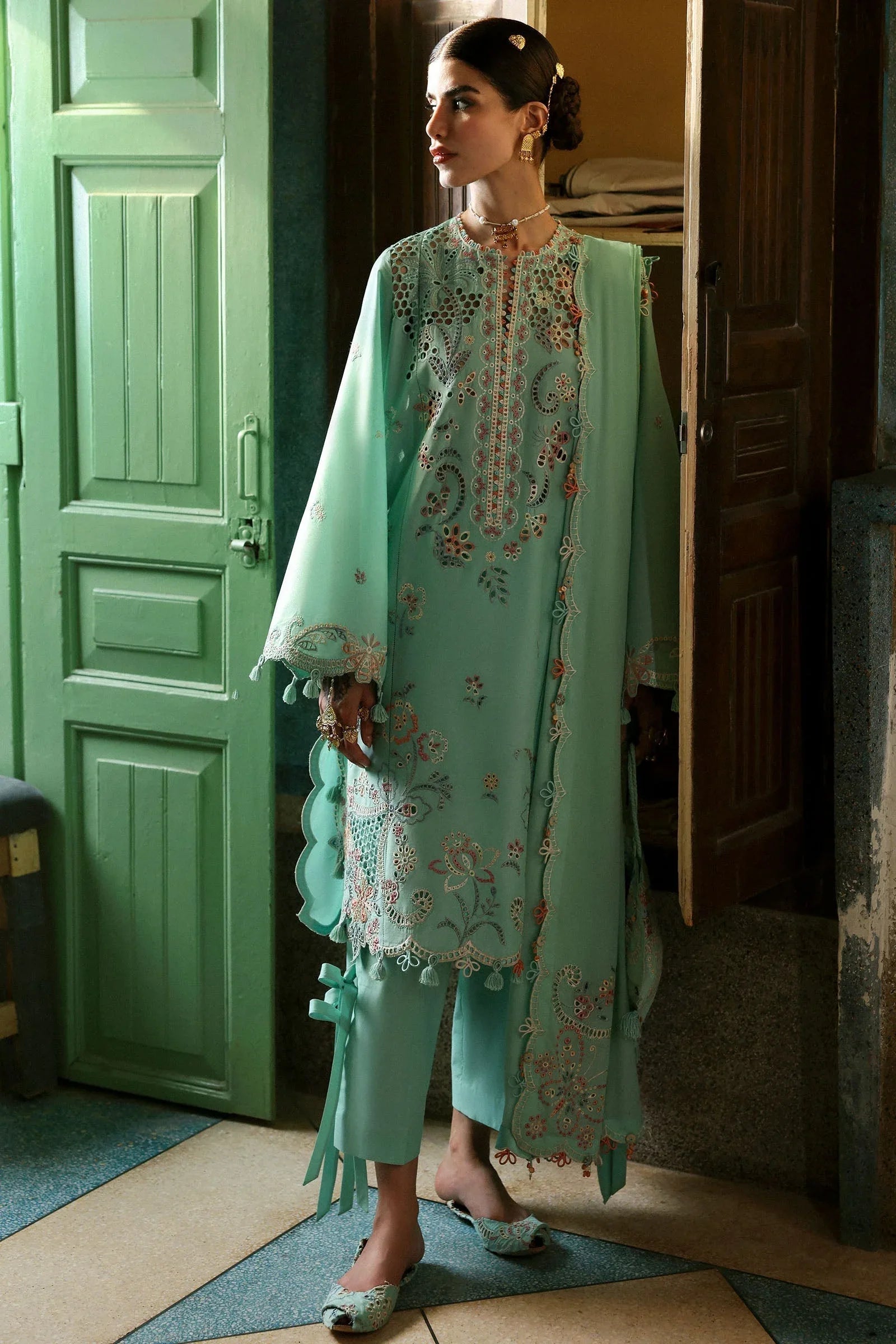 Zaha | Festive Lawn 25 | SEHER (ZF-25-05) - Rang-e-Khaas
