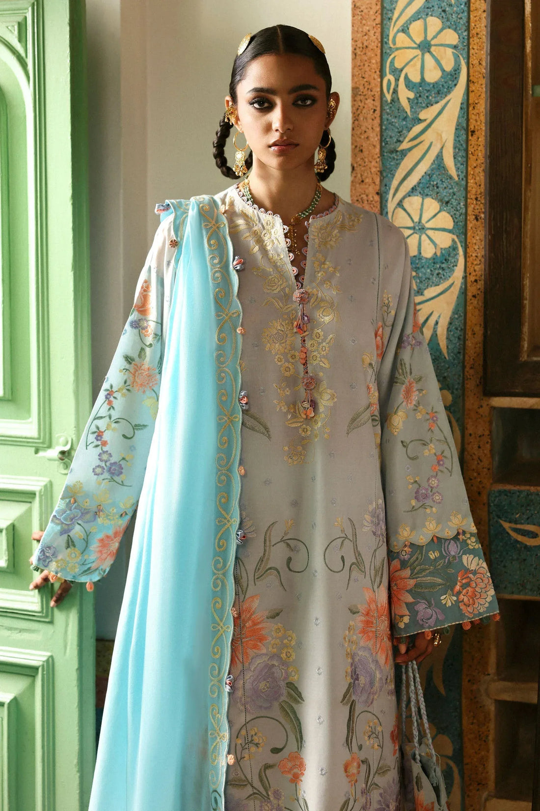Zaha | Festive Lawn 25 | SHEHRBANO (ZF-25-03) - Rang-e-Khaas