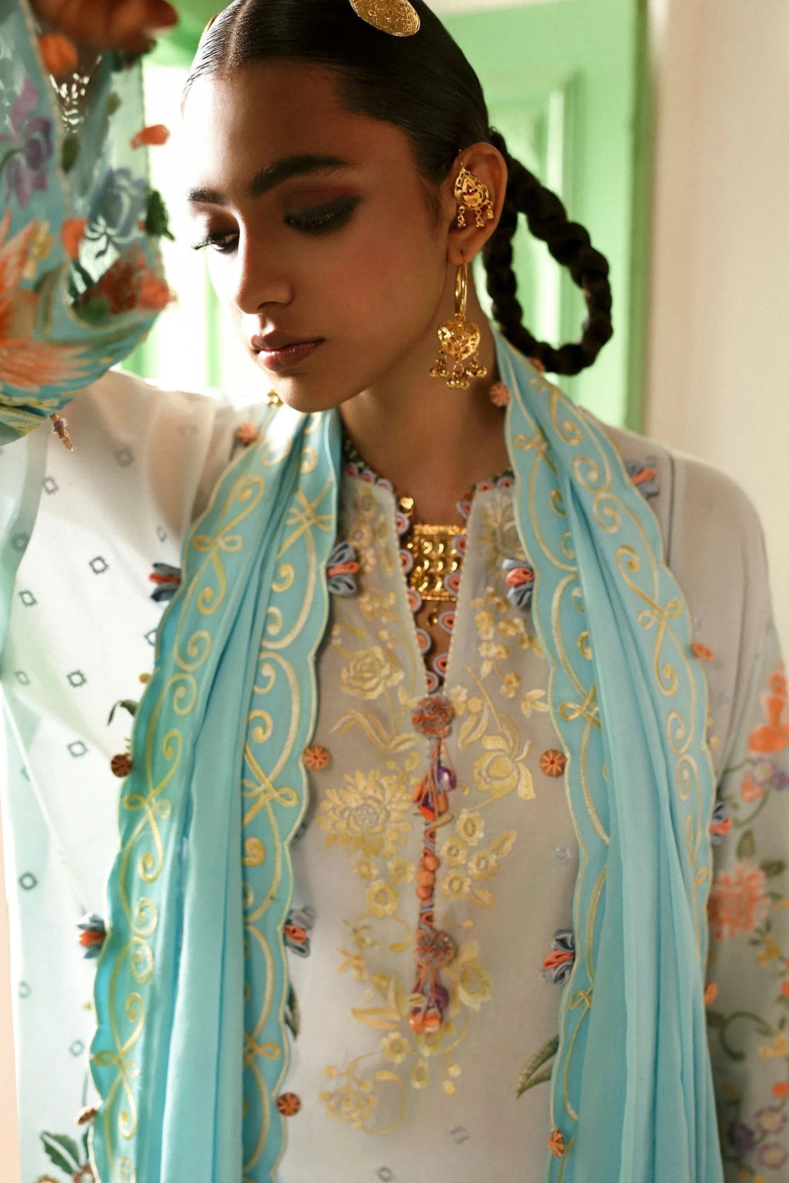 Zaha | Festive Lawn 25 | SHEHRBANO (ZF-25-03) - Rang-e-Khaas