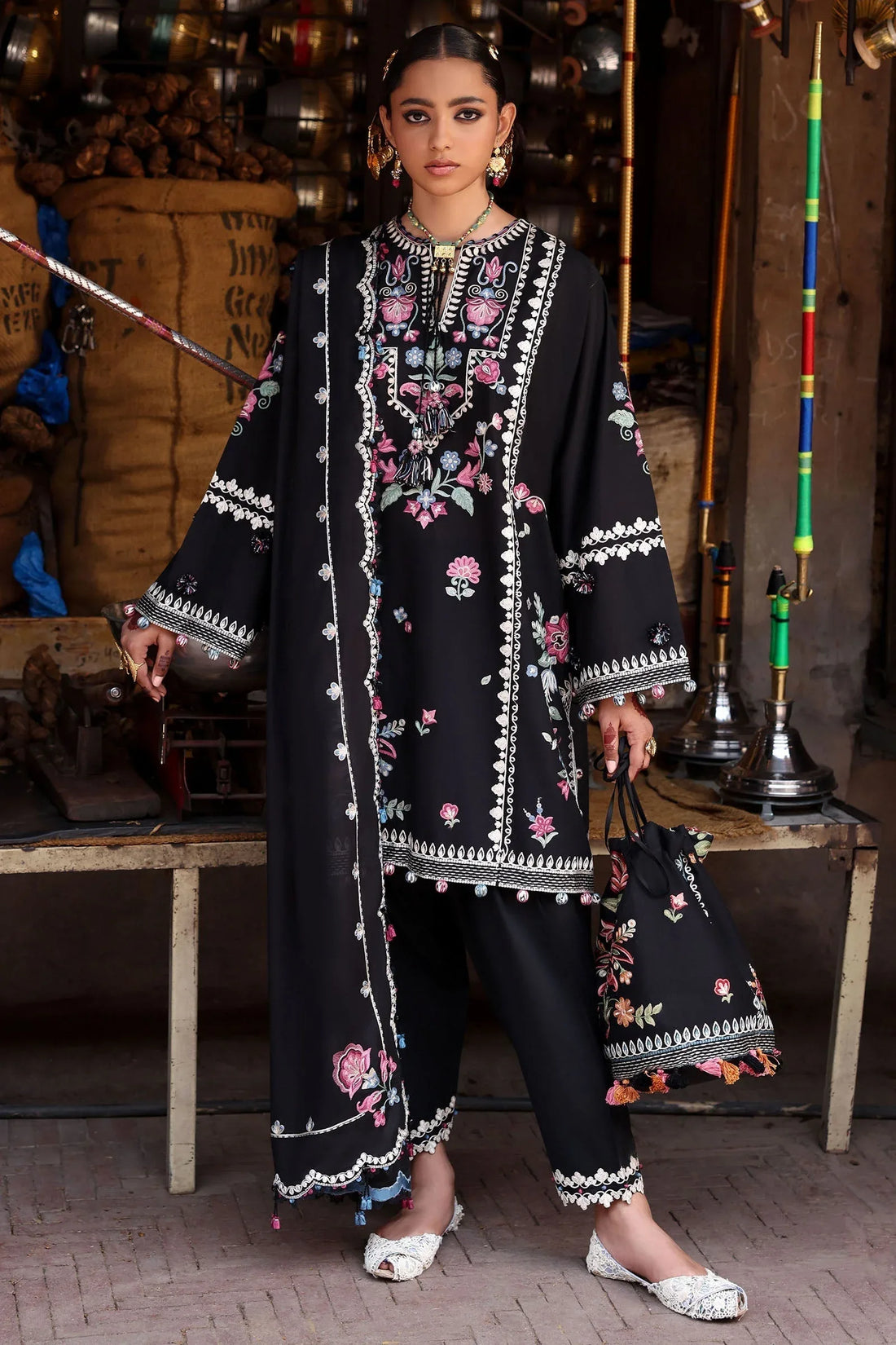 Zaha | Festive Lawn 25 | ZEENAT (ZF-25-07) - Rang-e-Khaas