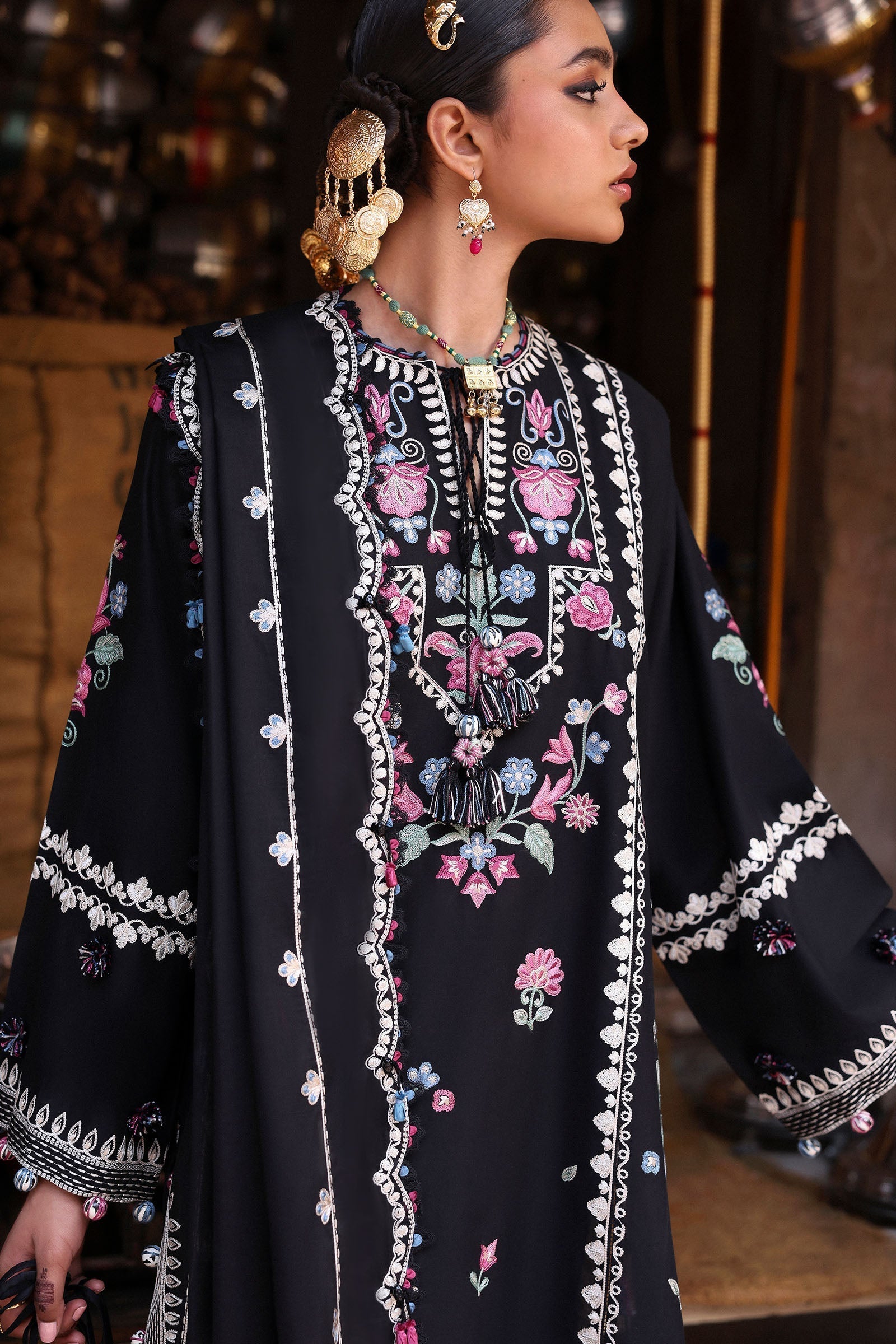 Zaha | Festive Lawn 25 | ZEENAT (ZF-25-07) - Rang-e-Khaas