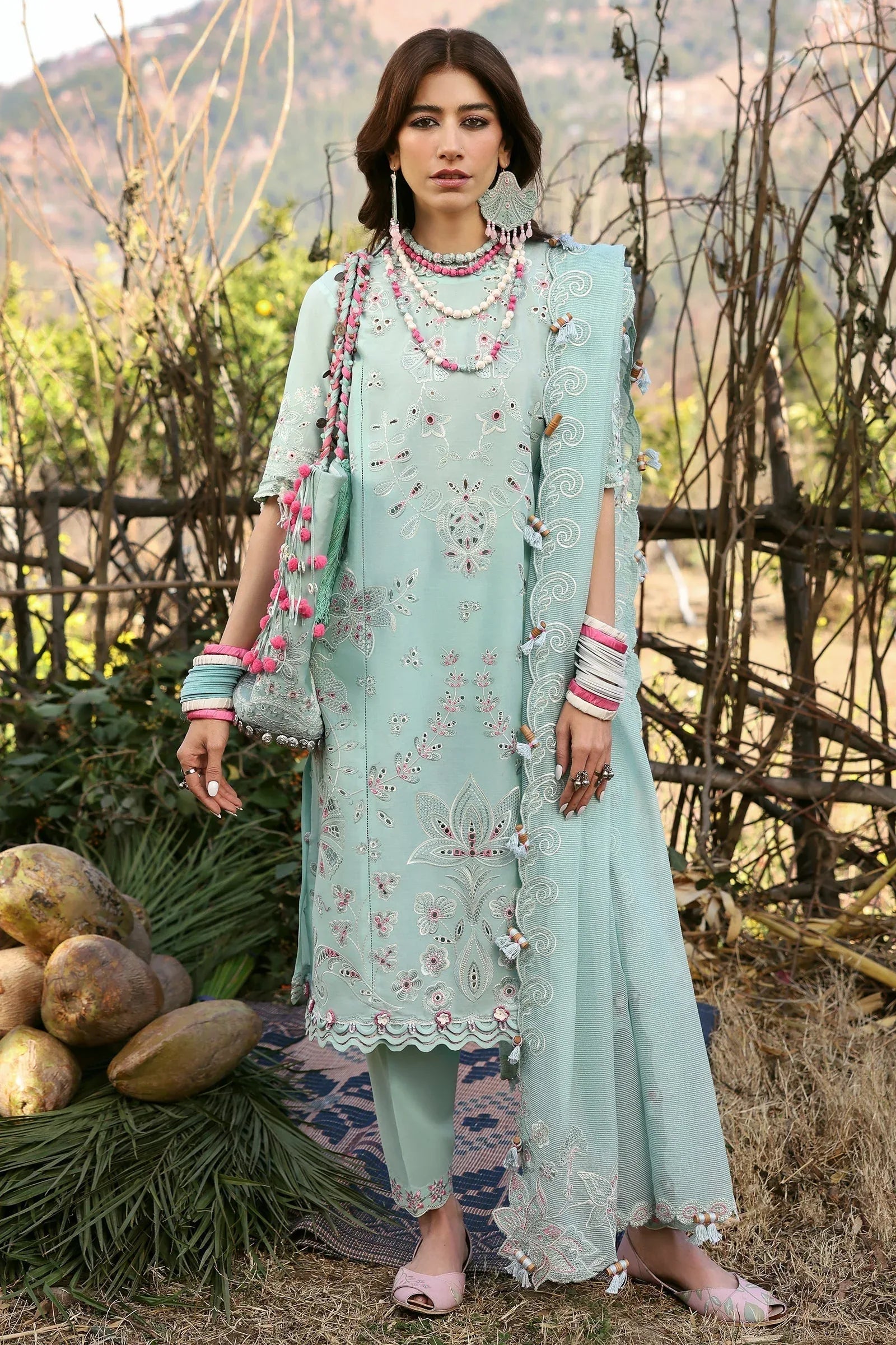 Zaha | Lawn 25 | AABROO (ZL25-05 A) - Rang-e-Khaas