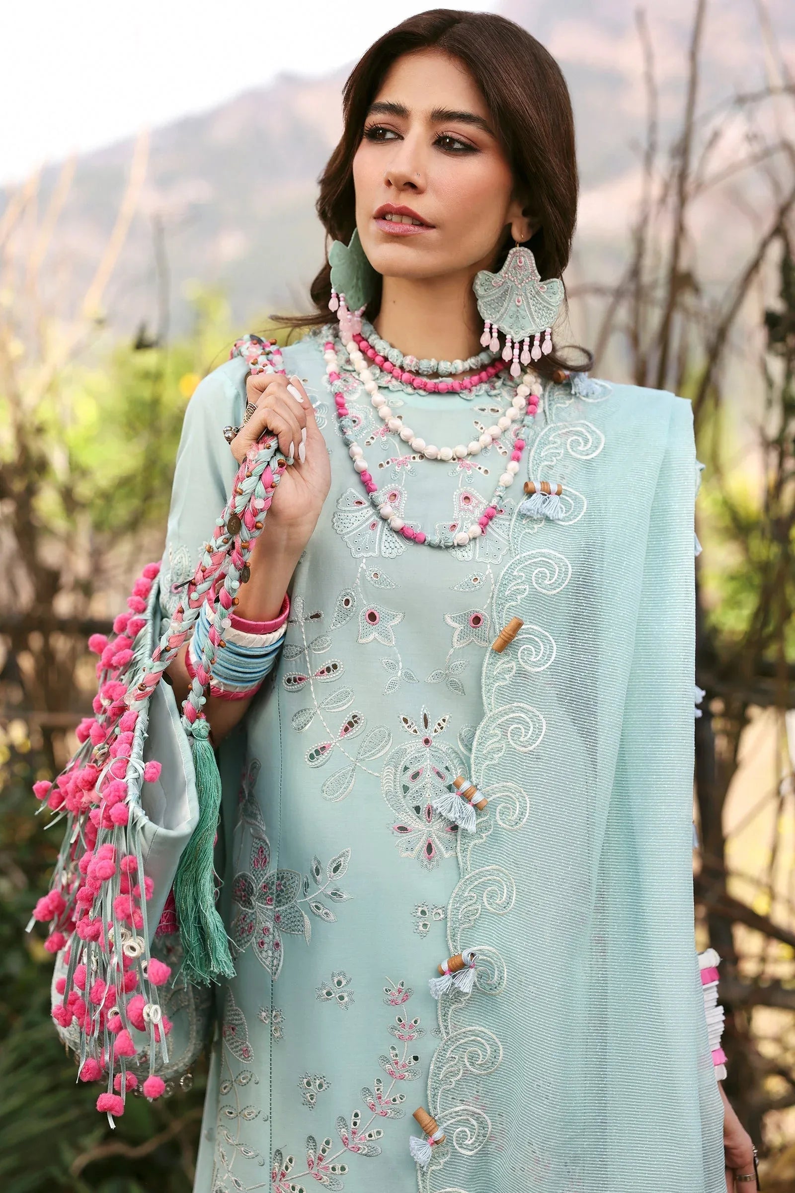 Zaha | Lawn 25 | AABROO (ZL25-05 A) - Rang-e-Khaas