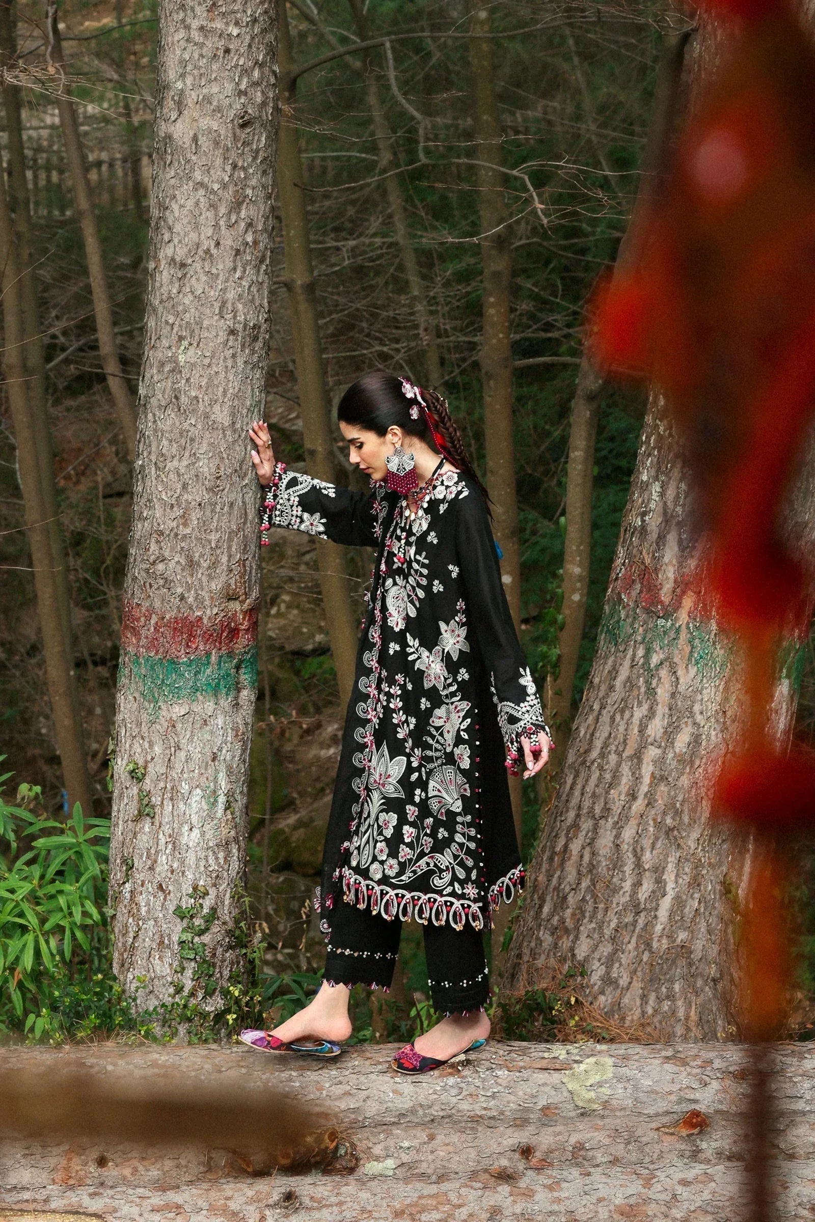 Zaha | Lawn 25 | AABROO (ZL25-05 B) - Rang-e-Khaas