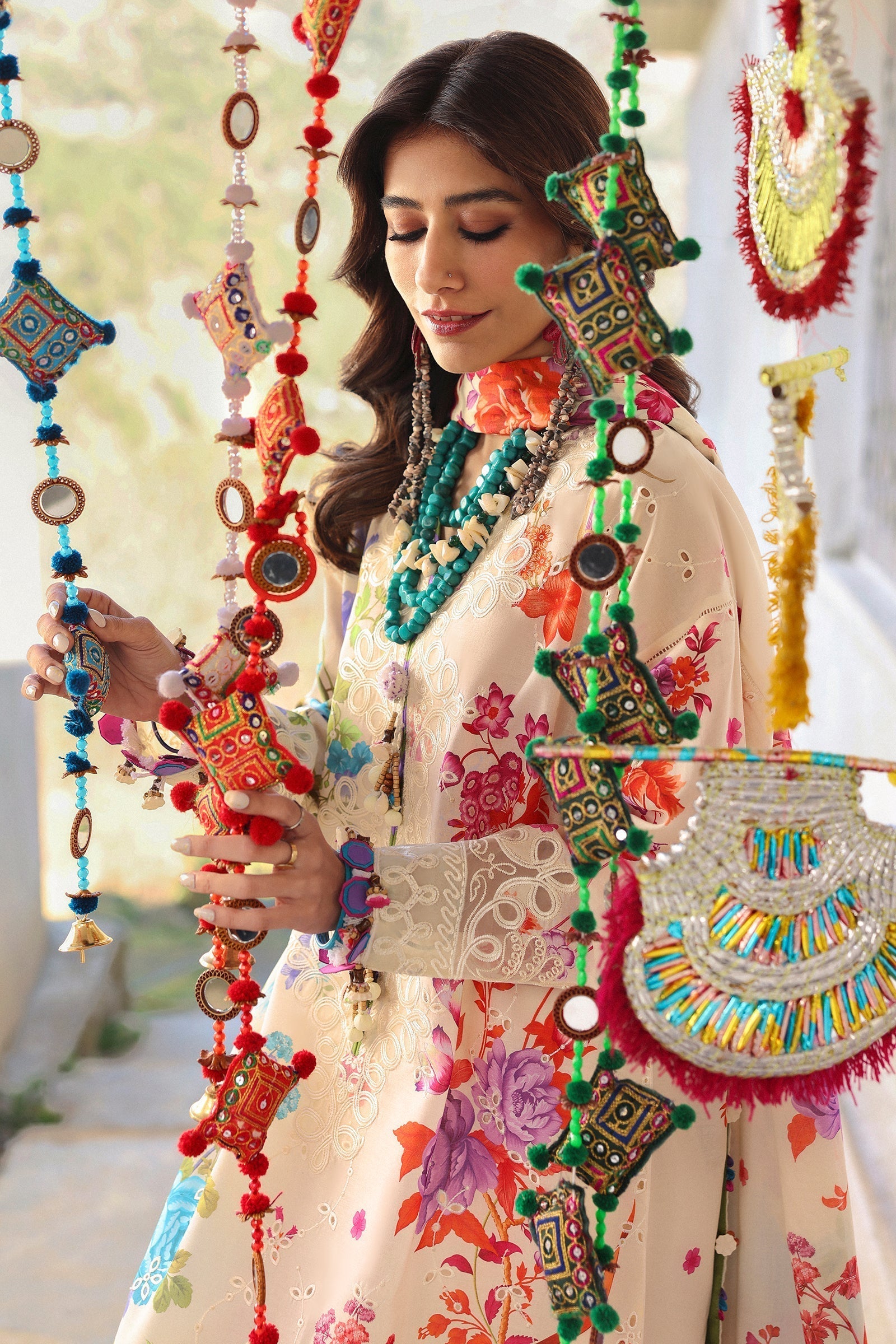 Zaha | Lawn 25 | ALYA (ZL25-07 B) - Rang-e-Khaas