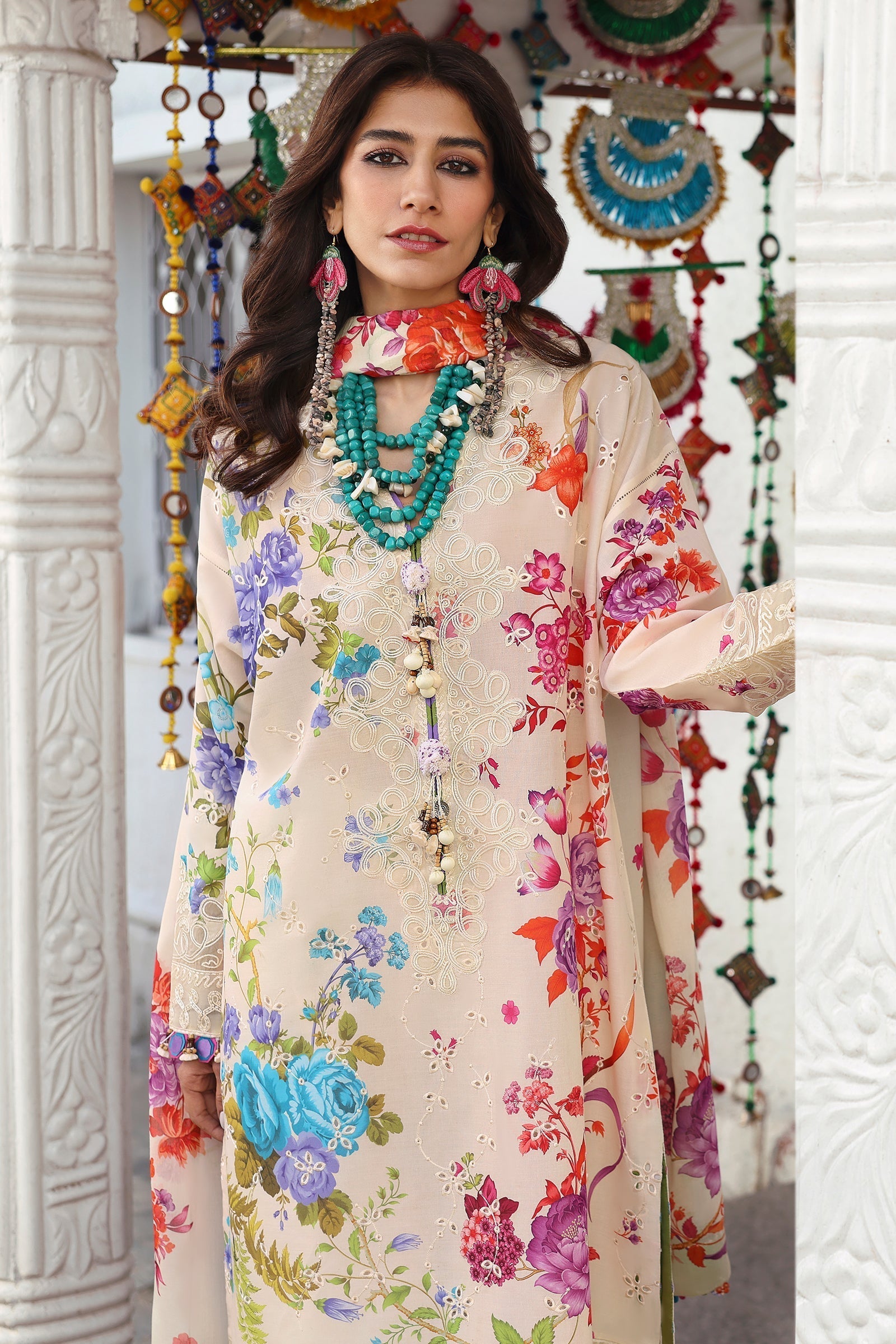 Zaha | Lawn 25 | ALYA (ZL25-07 B) - Rang-e-Khaas