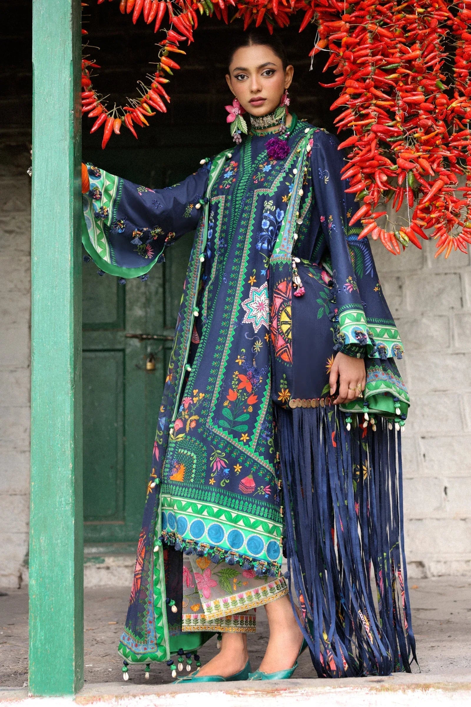 Zaha | Lawn 25 | AMANI (ZL25-06 B) - Rang-e-Khaas