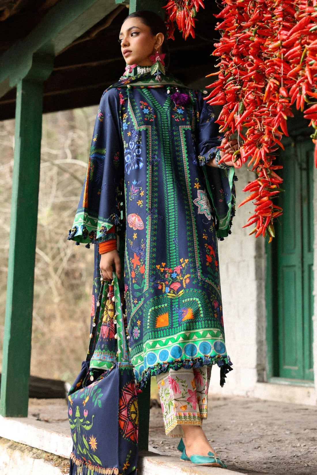 Zaha | Lawn 25 | AMANI (ZL25-06 B) - Rang-e-Khaas