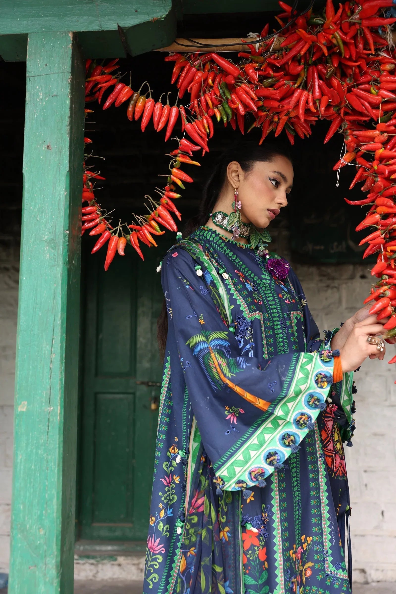 Zaha | Lawn 25 | AMANI (ZL25-06 B) - Rang-e-Khaas
