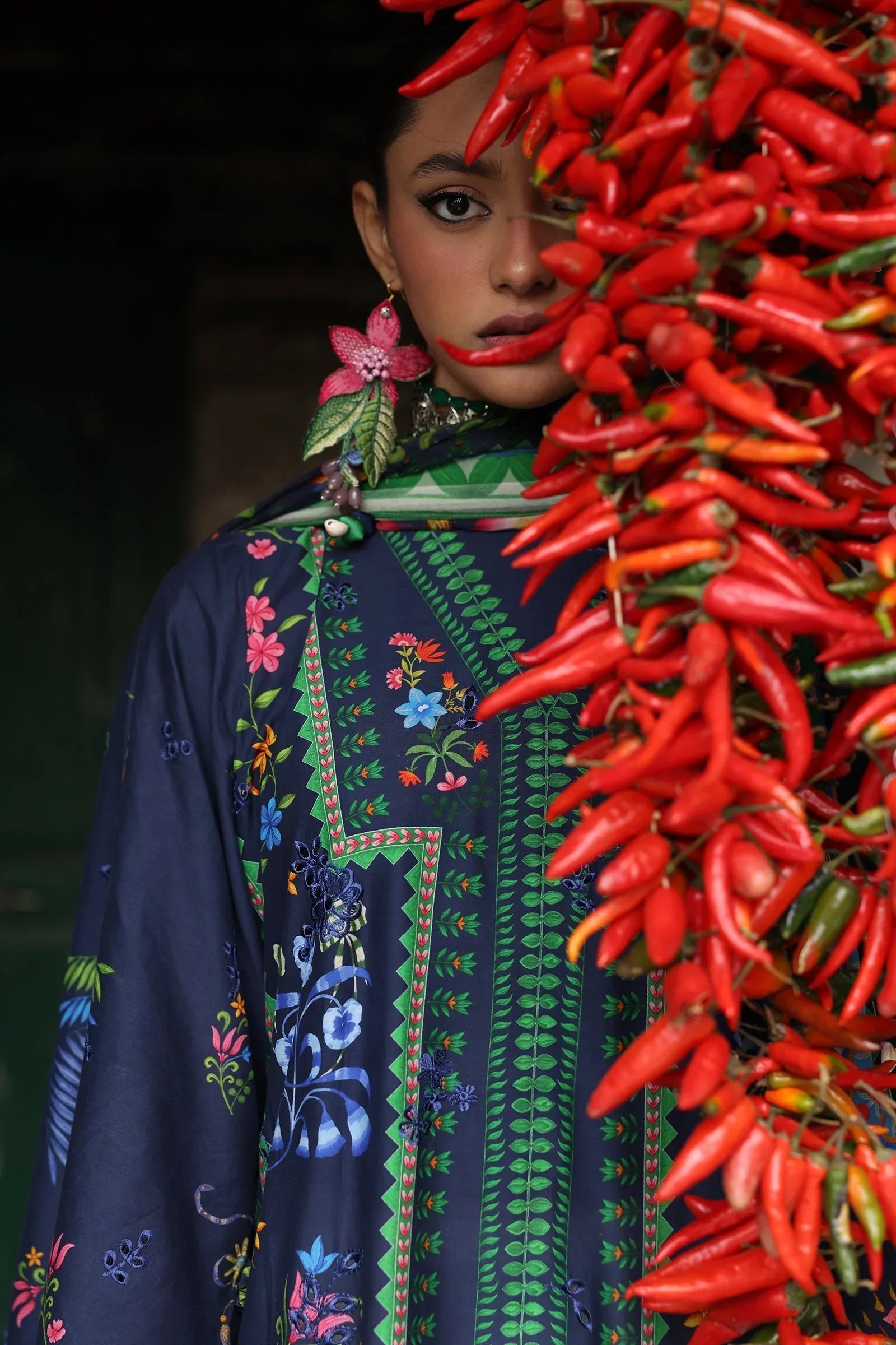 Zaha | Lawn 25 | AMANI (ZL25-06 B) - Rang-e-Khaas