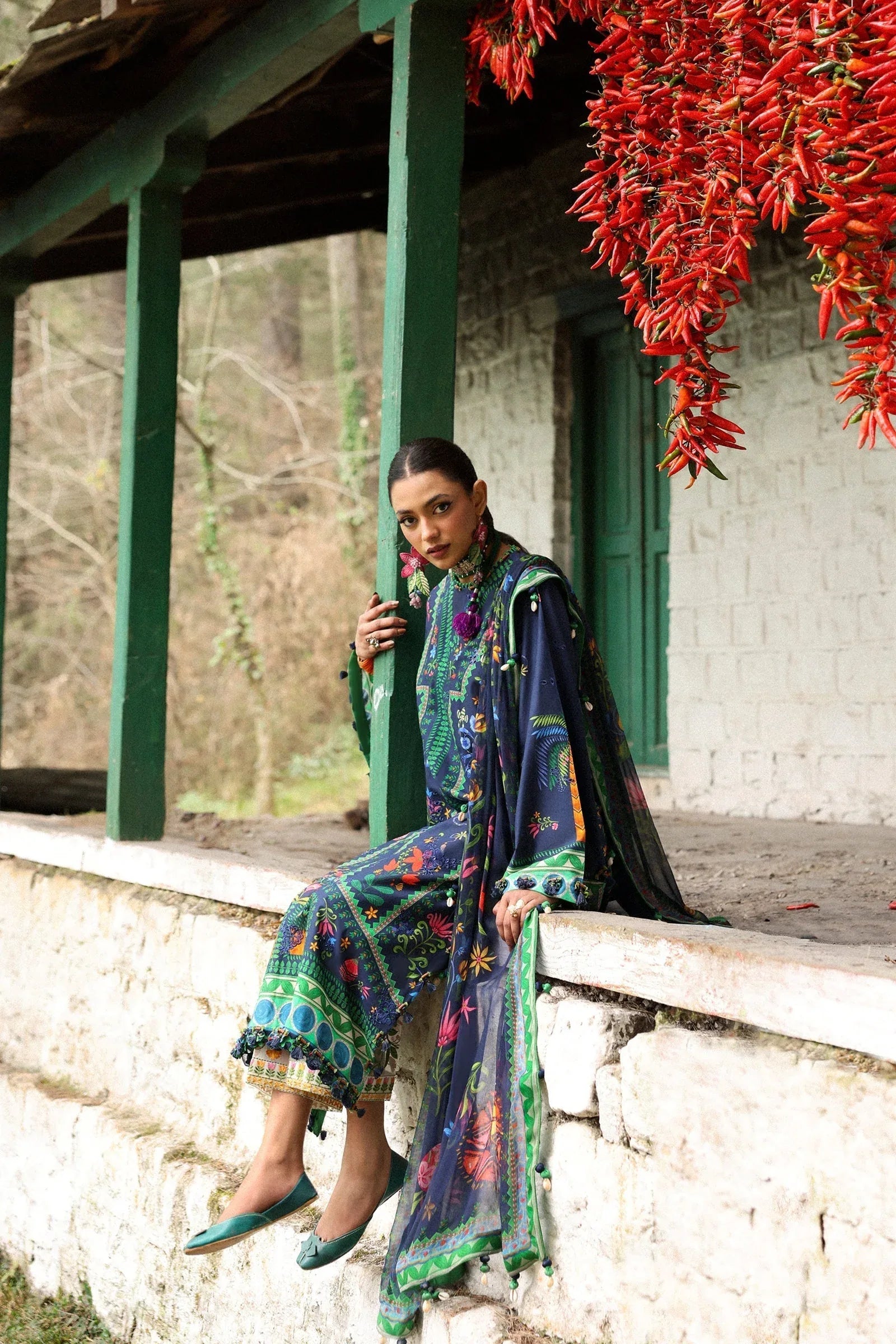 Zaha | Lawn 25 | AMANI (ZL25-06 B) - Rang-e-Khaas