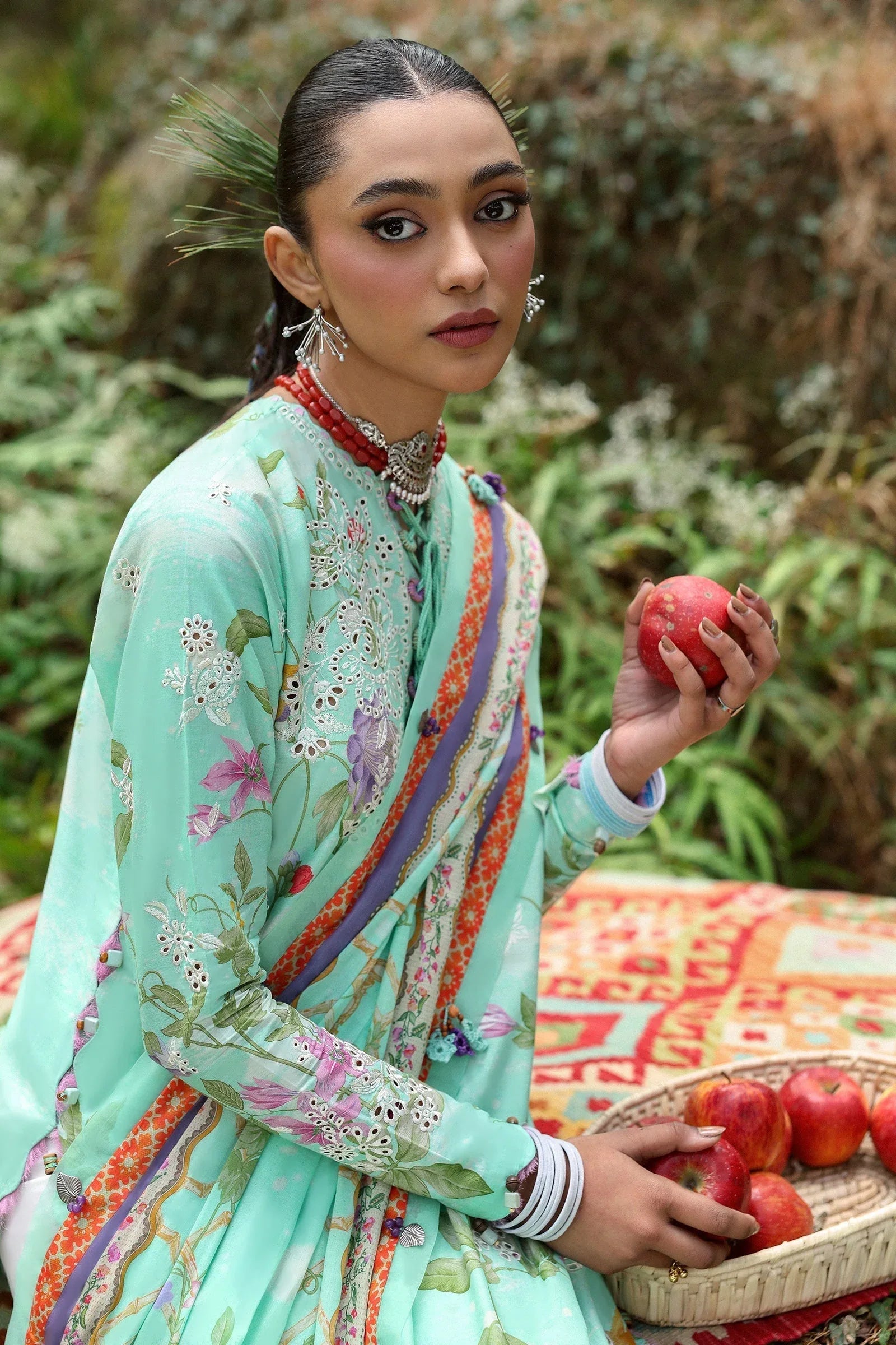 Zaha | Lawn 25 | ELARA (ZL25-02 B) - Rang-e-Khaas