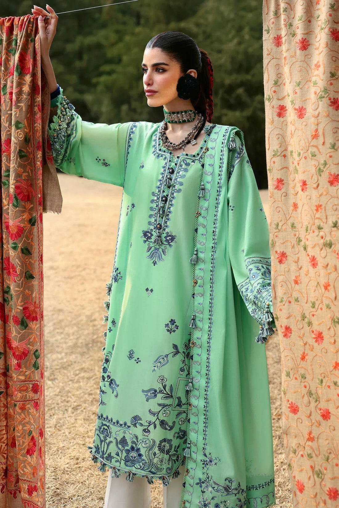 Zaha | Lawn 25 | ELAYA (ZL25-10 A) - Rang-e-Khaas