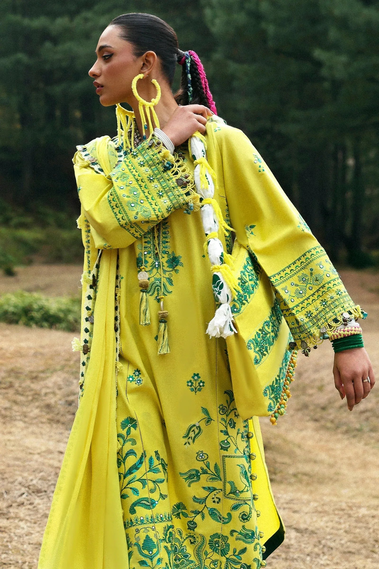Zaha | Lawn 25 | ELAYA (ZL25-10 B) - Rang-e-Khaas