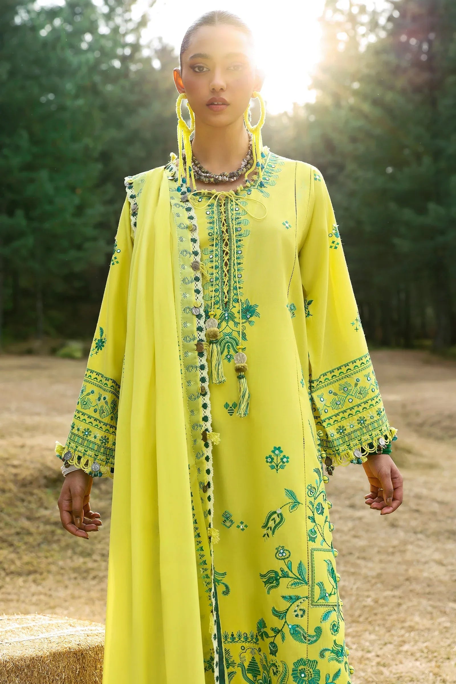 Zaha | Lawn 25 | ELAYA (ZL25-10 B) - Rang-e-Khaas